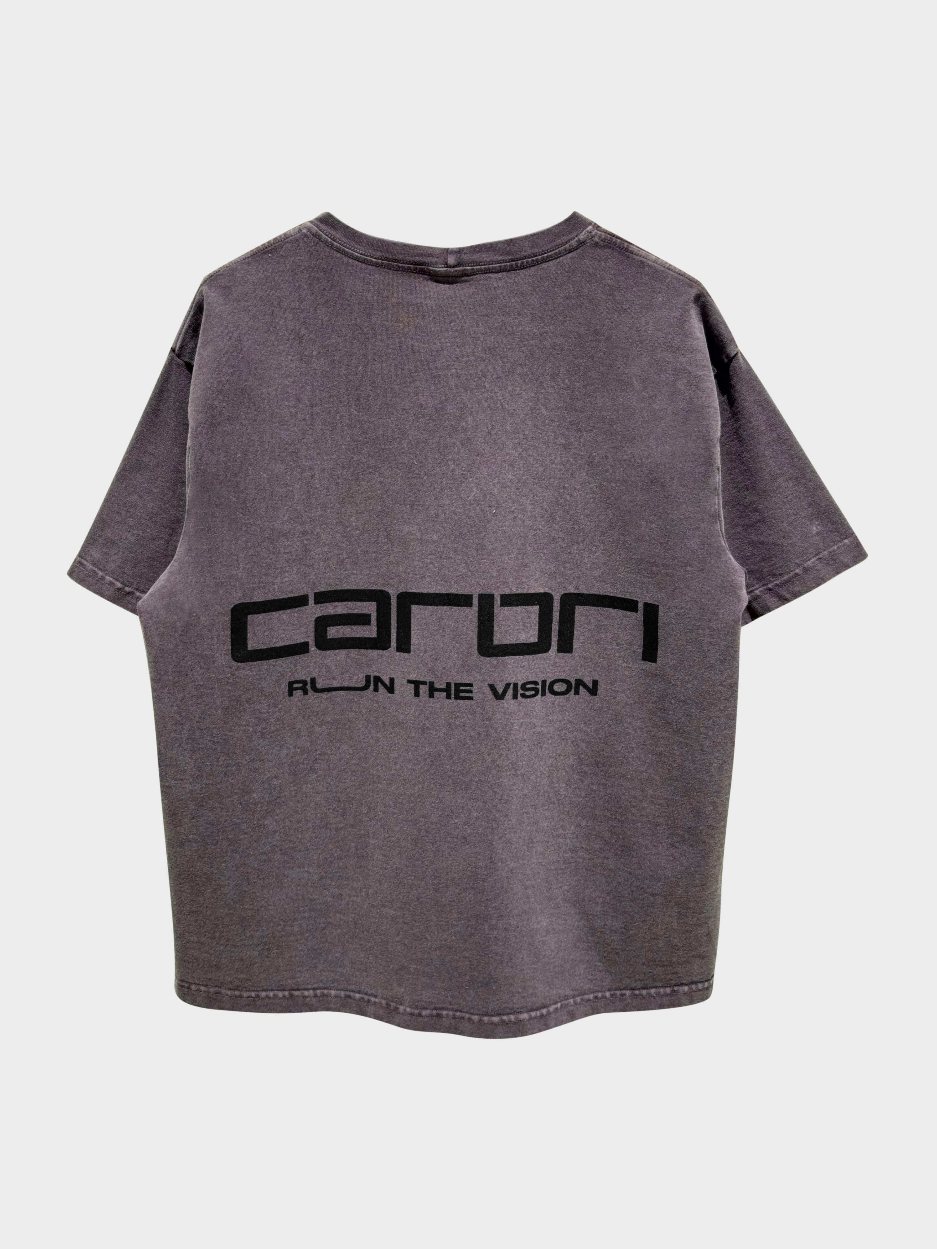 Boxy Stonewashed Tee — Marrom