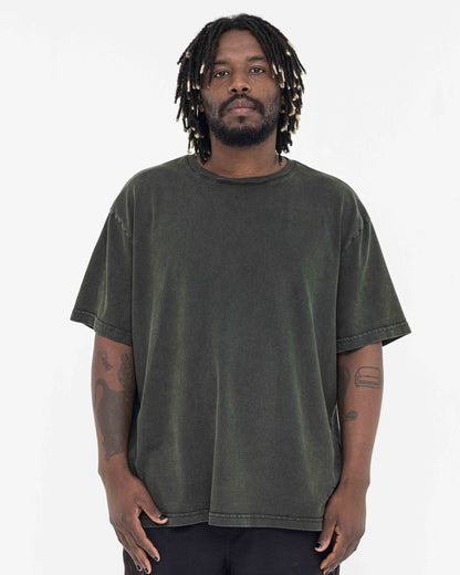Boxy Stonewashed Tee — Verde