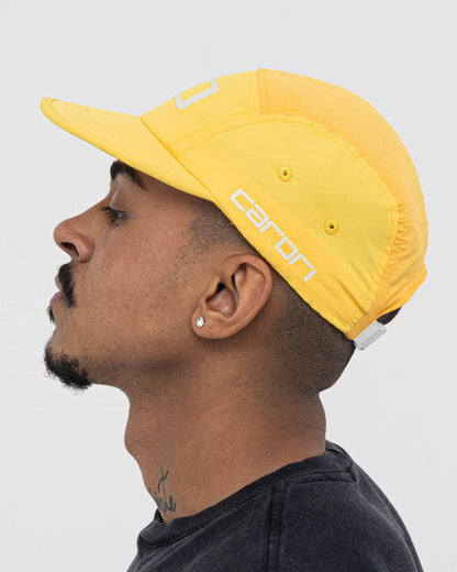 Runner Amarelo — Boné Técnico para Corrida (Edição Limitada)