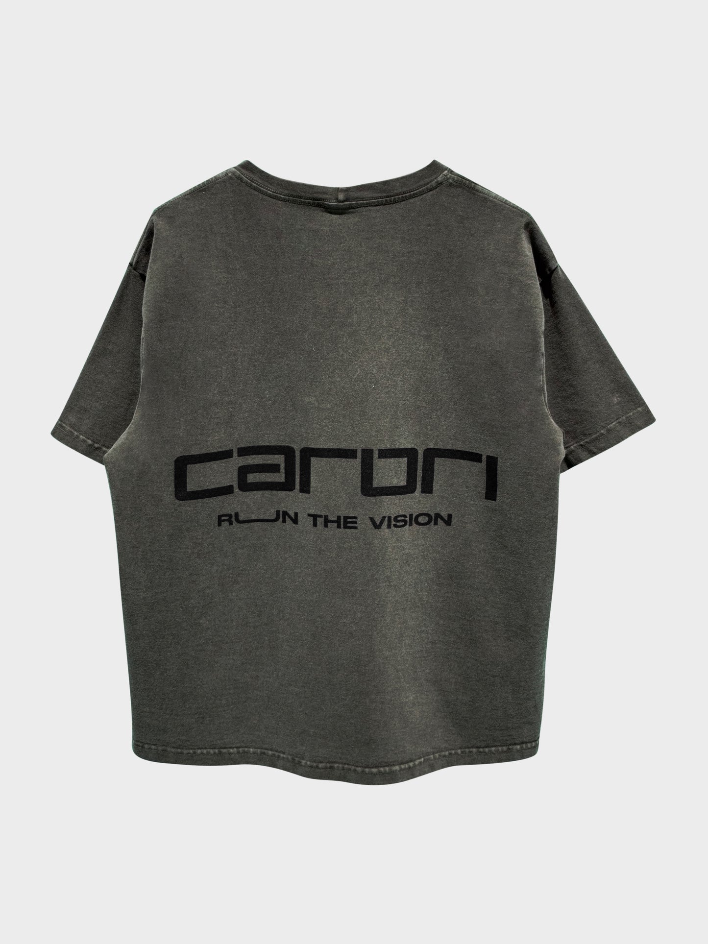 Boxy Stonewashed Tee — Verde