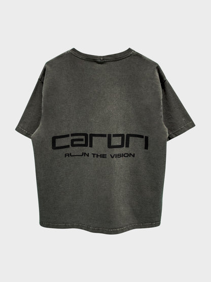Boxy Stonewashed Tee — Verde
