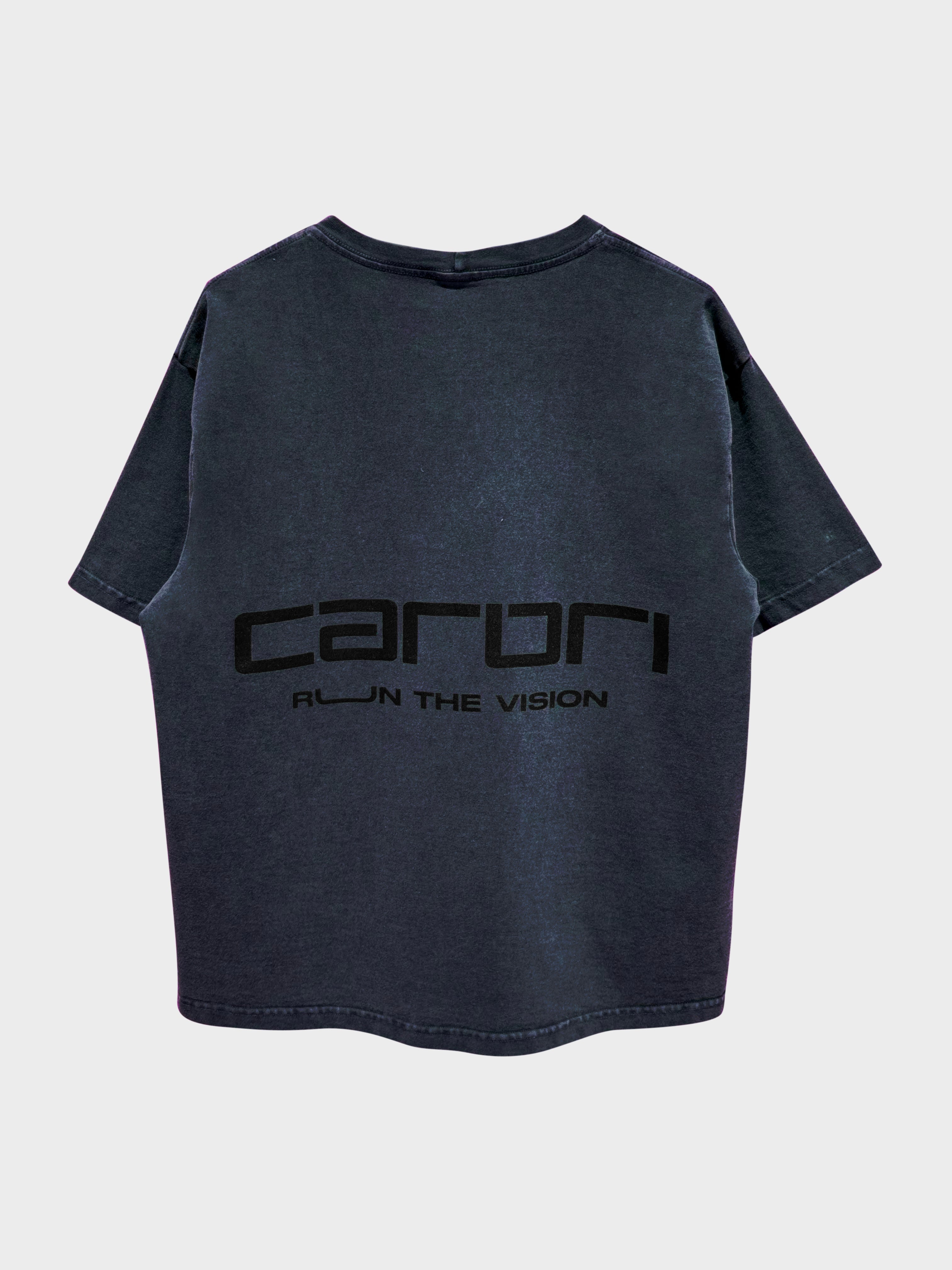 Boxy Stonewashed Tee — Preto